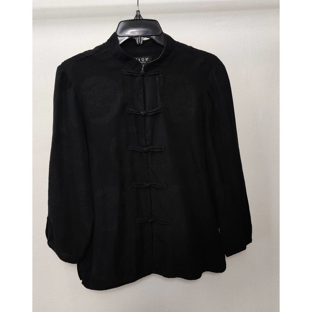 Citron Santa Monica Chinese Style Black Shirt